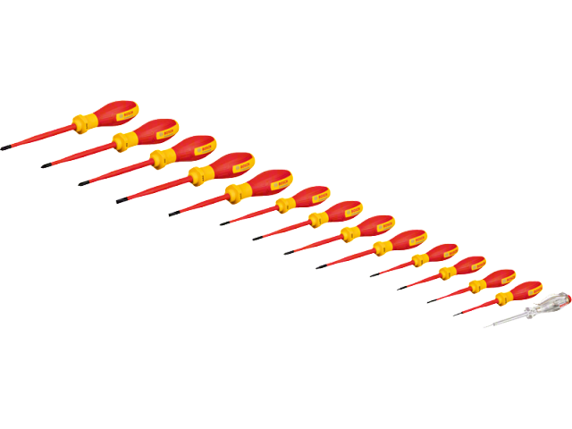 14-delni komplet raznovrstnih izvijačev VDE Bosch, 1600A02NF9